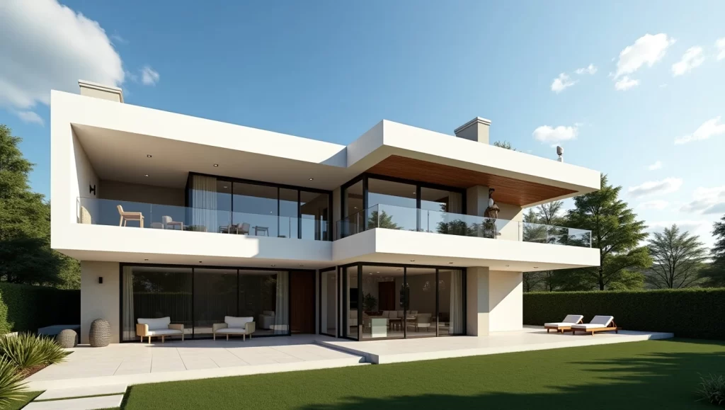 نمای ساختمان با چوب ترمووود