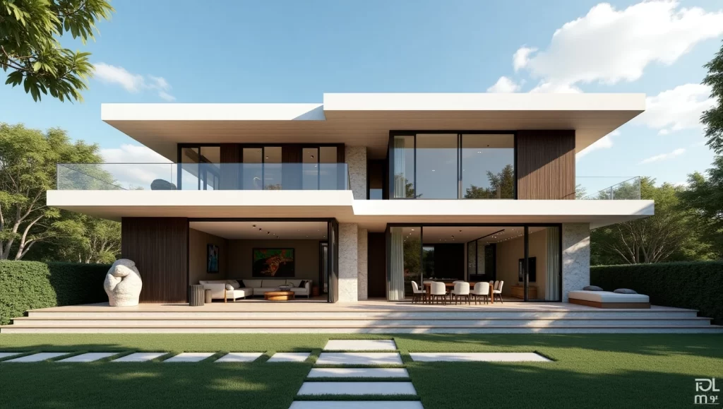 نمای ساختمان با چوب ترمووود