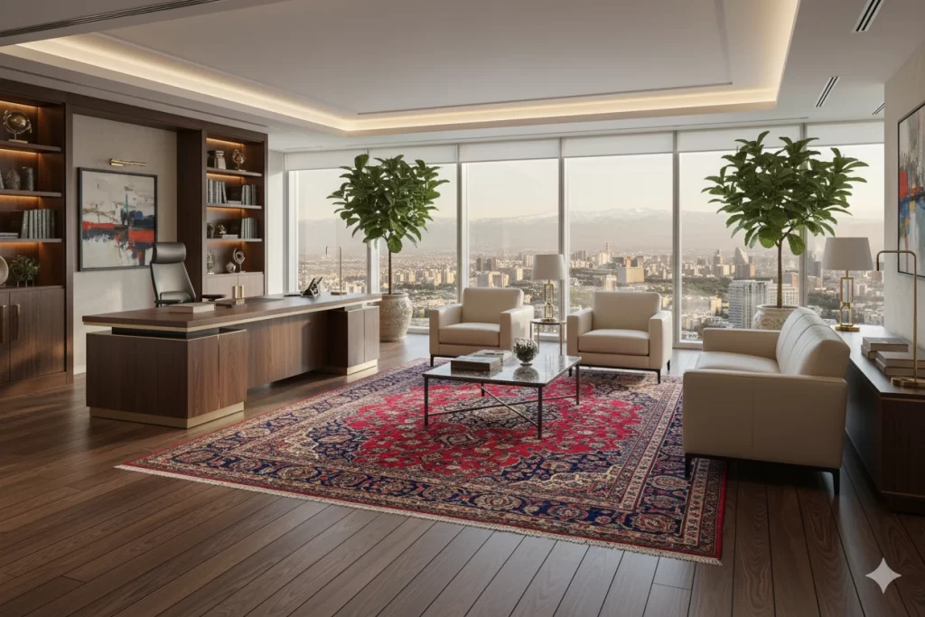 دکوراسیون داخلی اداری با ترمووود