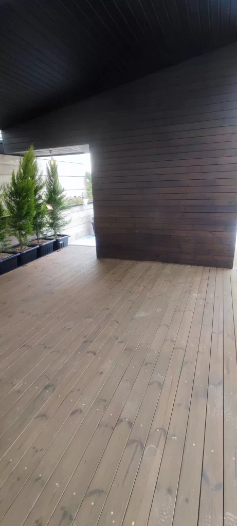 روفگاردن زعفرانیه دامون چوب