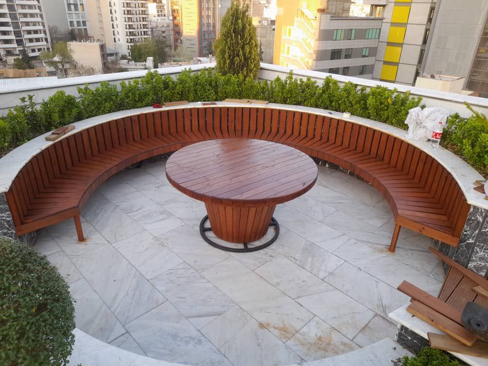 پروژه روفگاردن دامون چوب