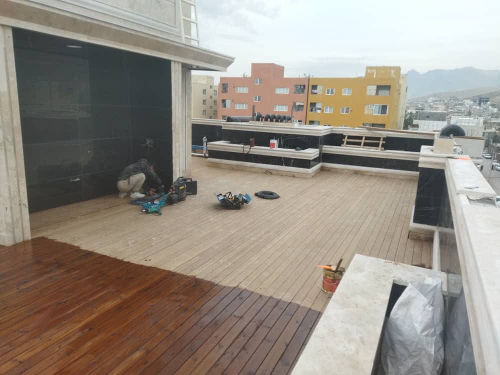 پروژه روفگاردن دامون چوب