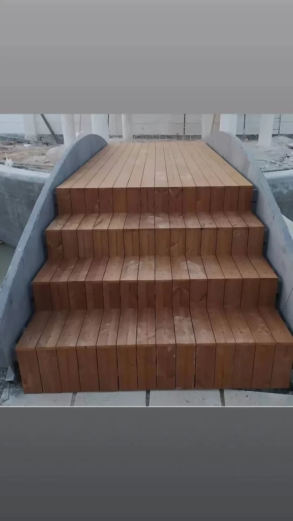 کفپوش ترمووود کف پله ترمووود