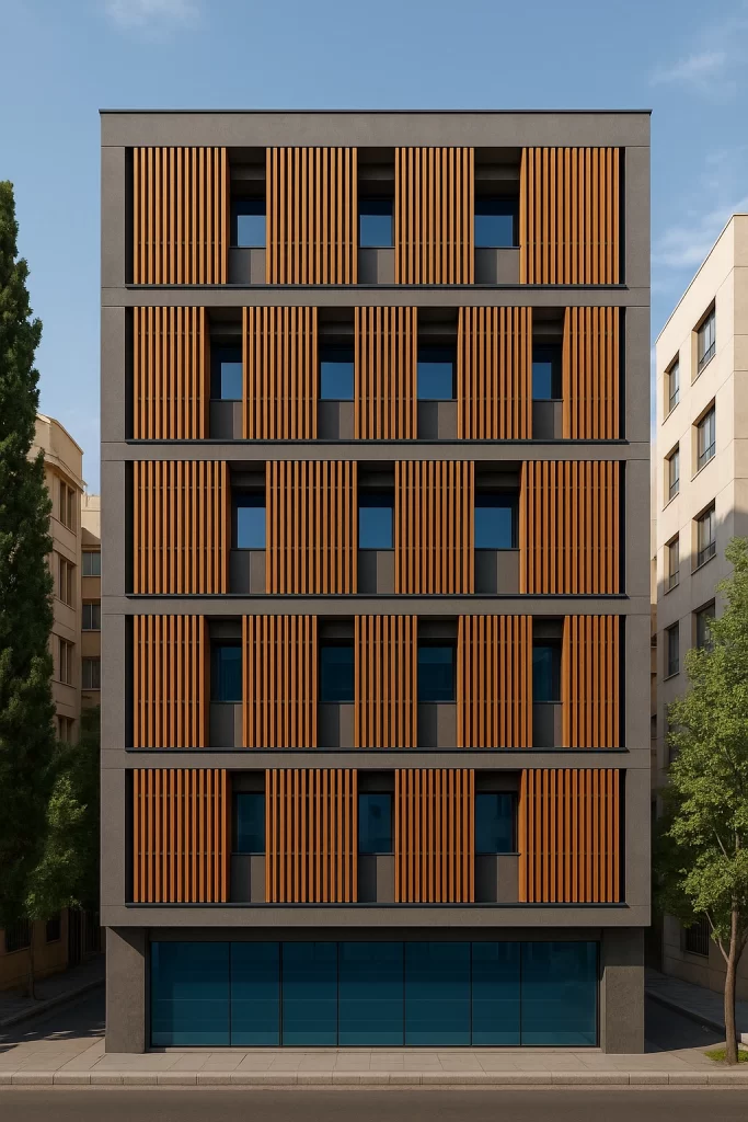 ترمووود فنلاندی نمای ساختمان