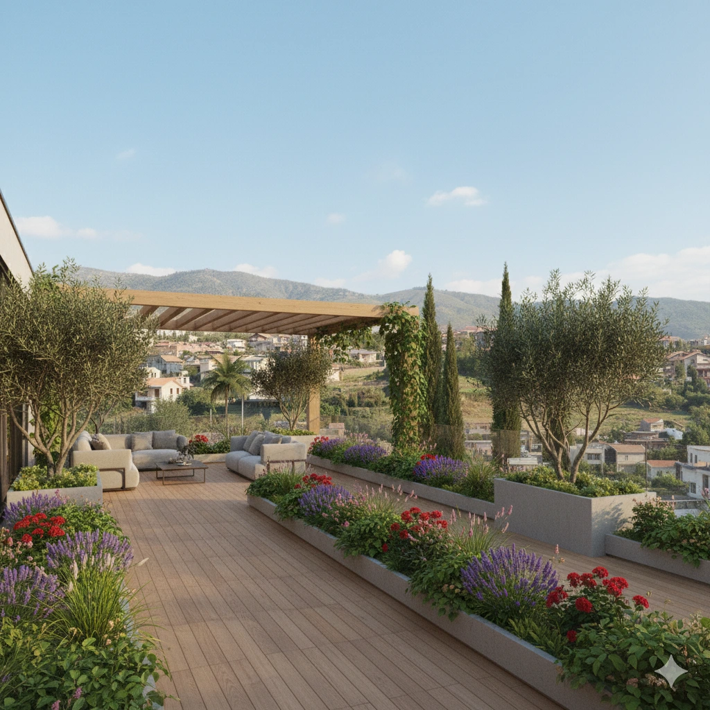 روف گاردن برای ویلا