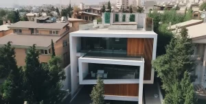 نمای ویلایی با ترمووود