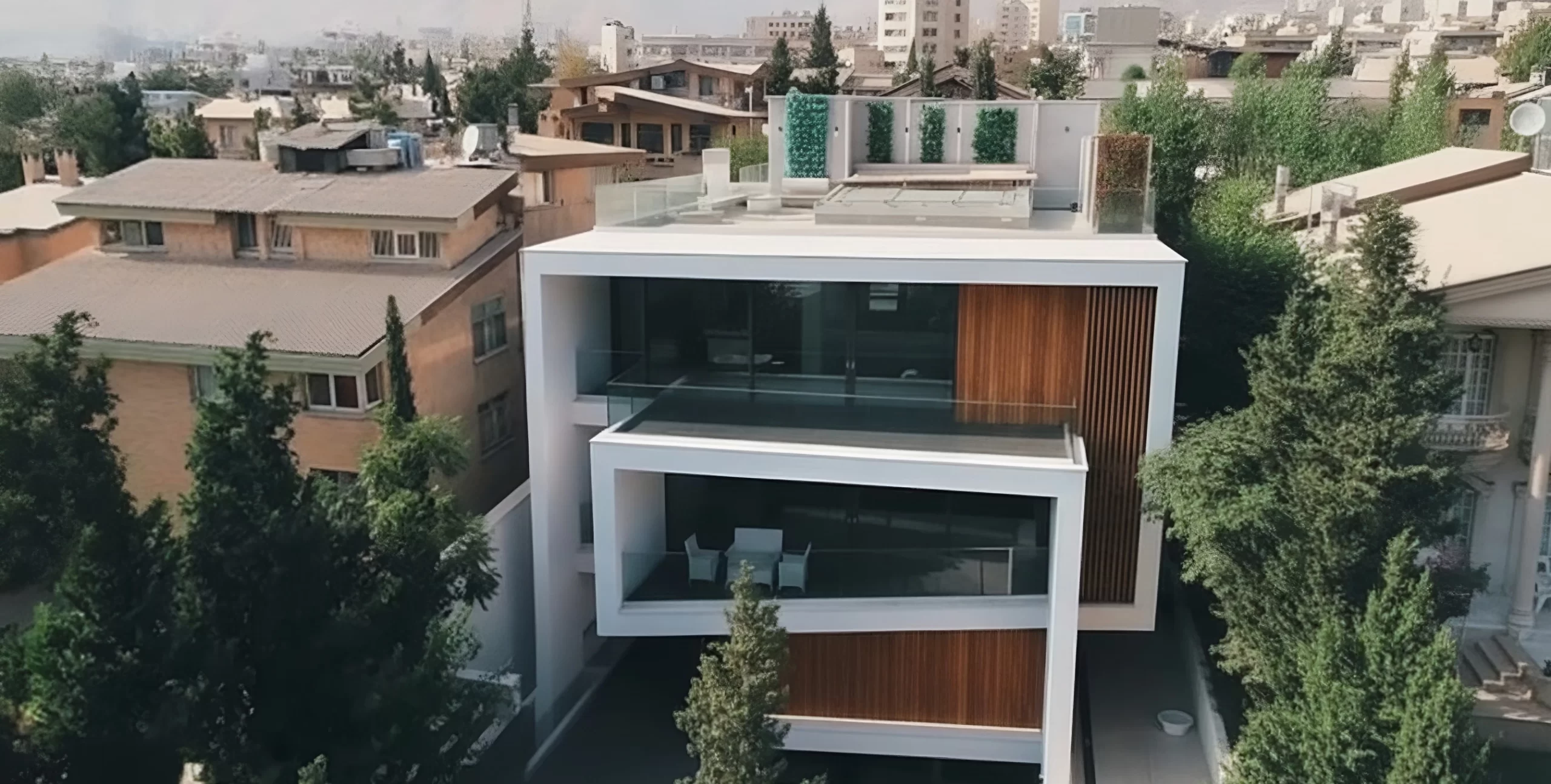 نمای ویلایی با ترمووود