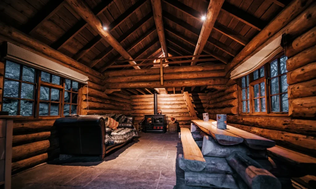 کلبه چوبی کلاسیک